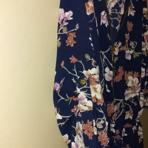 Blue floral dress - Picture 2 of 4